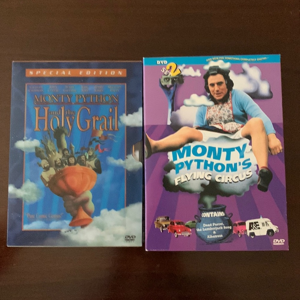 Bundle of Monty Python’s Flying Circus 2 Set & Monty Python and the Holy Grail.